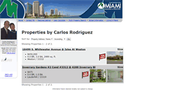 Desktop Screenshot of carlosrodriguez.miamire.com