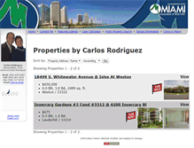 Tablet Screenshot of carlosrodriguez.miamire.com