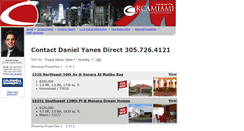 Desktop Screenshot of danielyanes.miamire.com